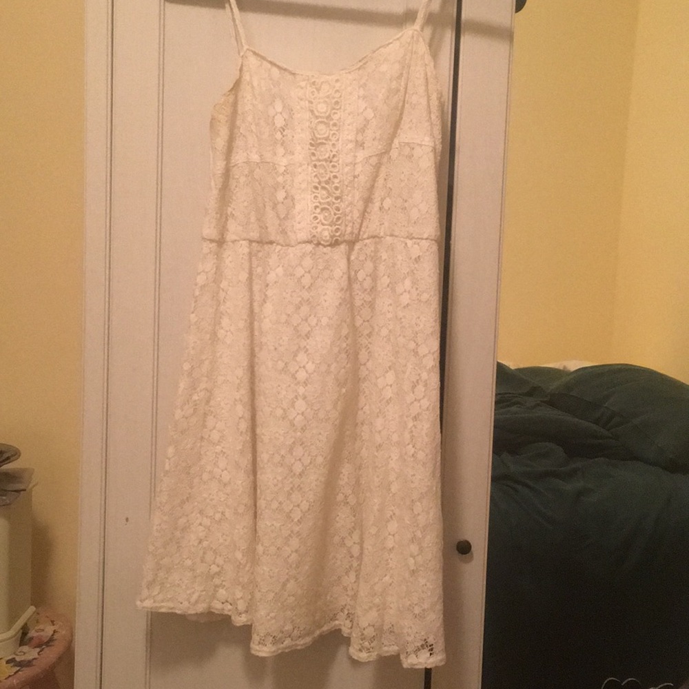 Cream lace sundress